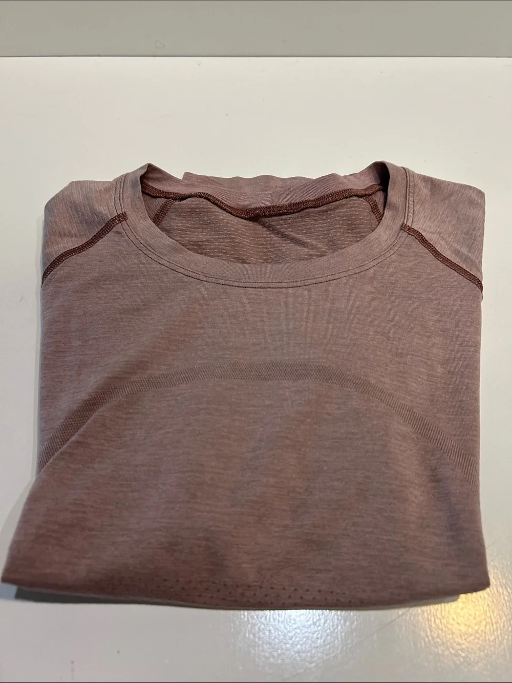 Lululemon Women's Dusty Mauve Short Sleeve Performance Top